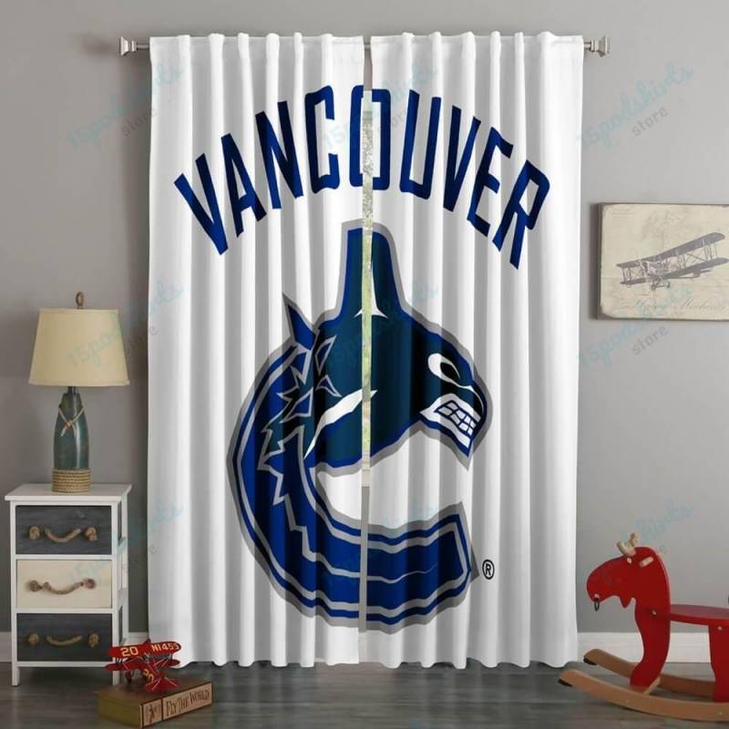 3D Printed Vancouver Canucks Style Custom Living Room Curtains