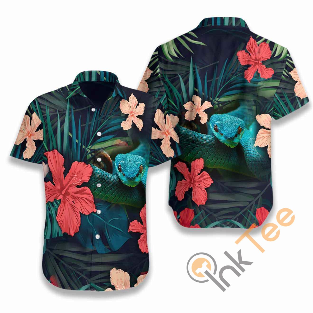 Tropical Snake Hawaiian shirts