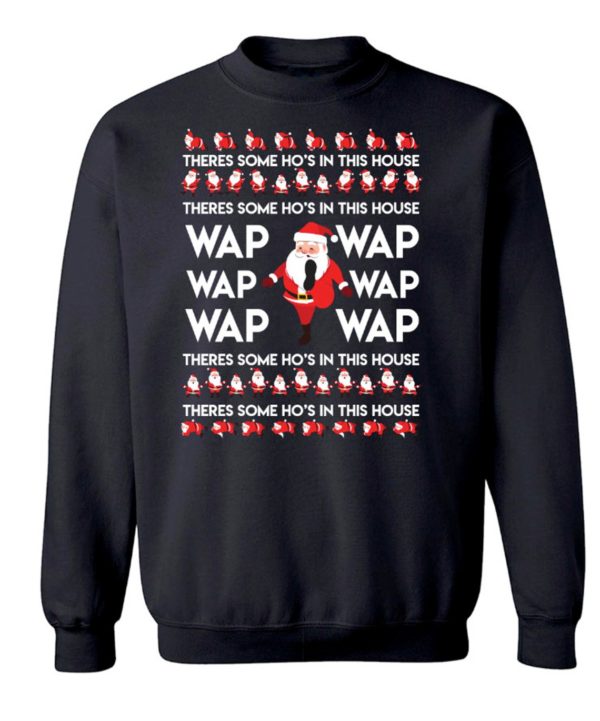 Tiktoker Santa Claus Wap Dance Ugly Christmas Sweatshirt