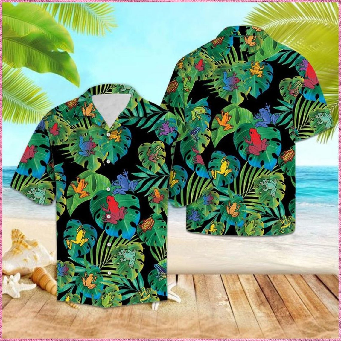 Rainforest Frogs Hawaii Shirt Made In Summer Beach Shirts Gift Friend Ha110770