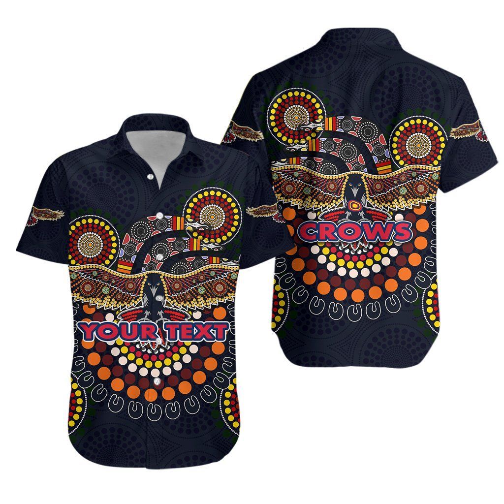 Adelaide Hawaiian Shirt Indigenous Crows K8