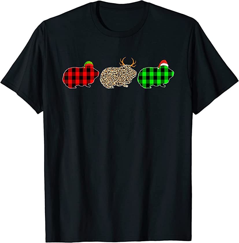 This Is My Christmas Tree Xmas Pajama Guinea pig Animals T-Shirt