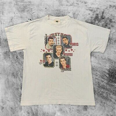 Vintage 2001 Nsync Popodyssey Tour Band T Shirt  2000s Concert 7018