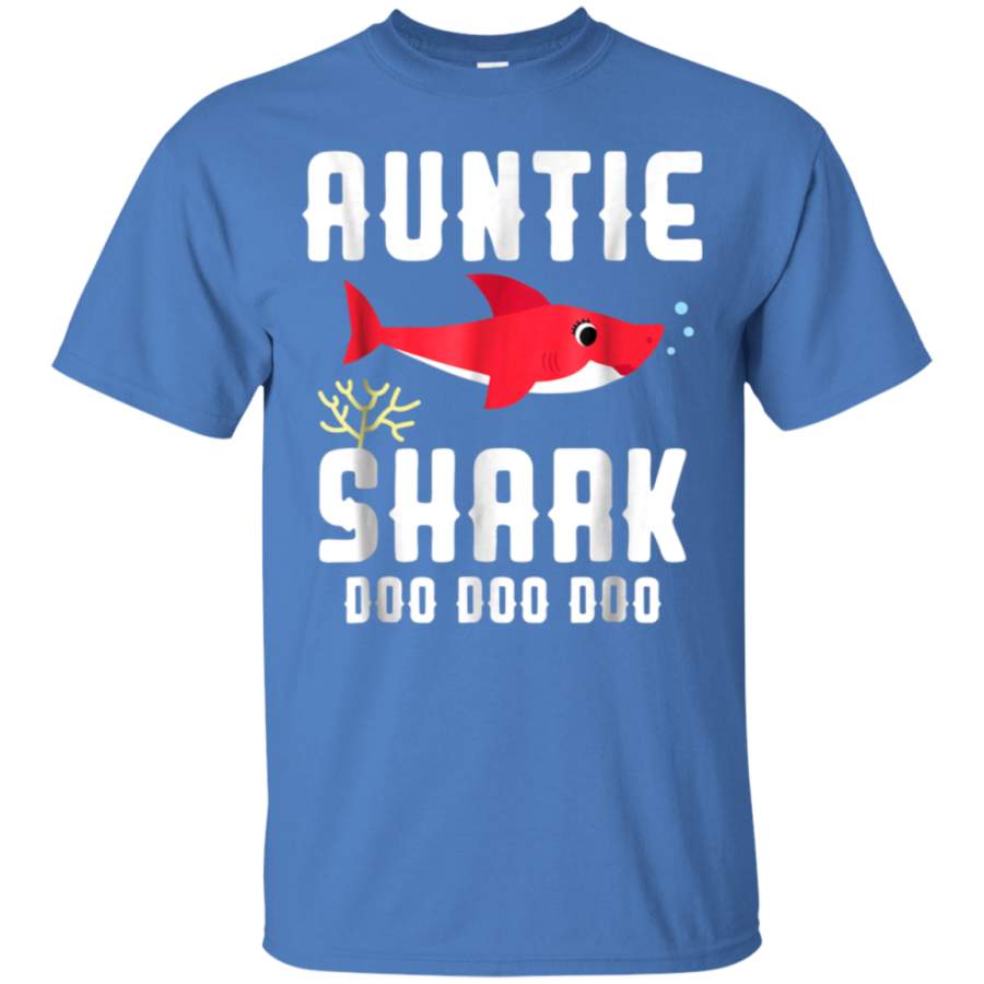 AGR Auntie Shark Shirt for Birthday Halloween Christmas