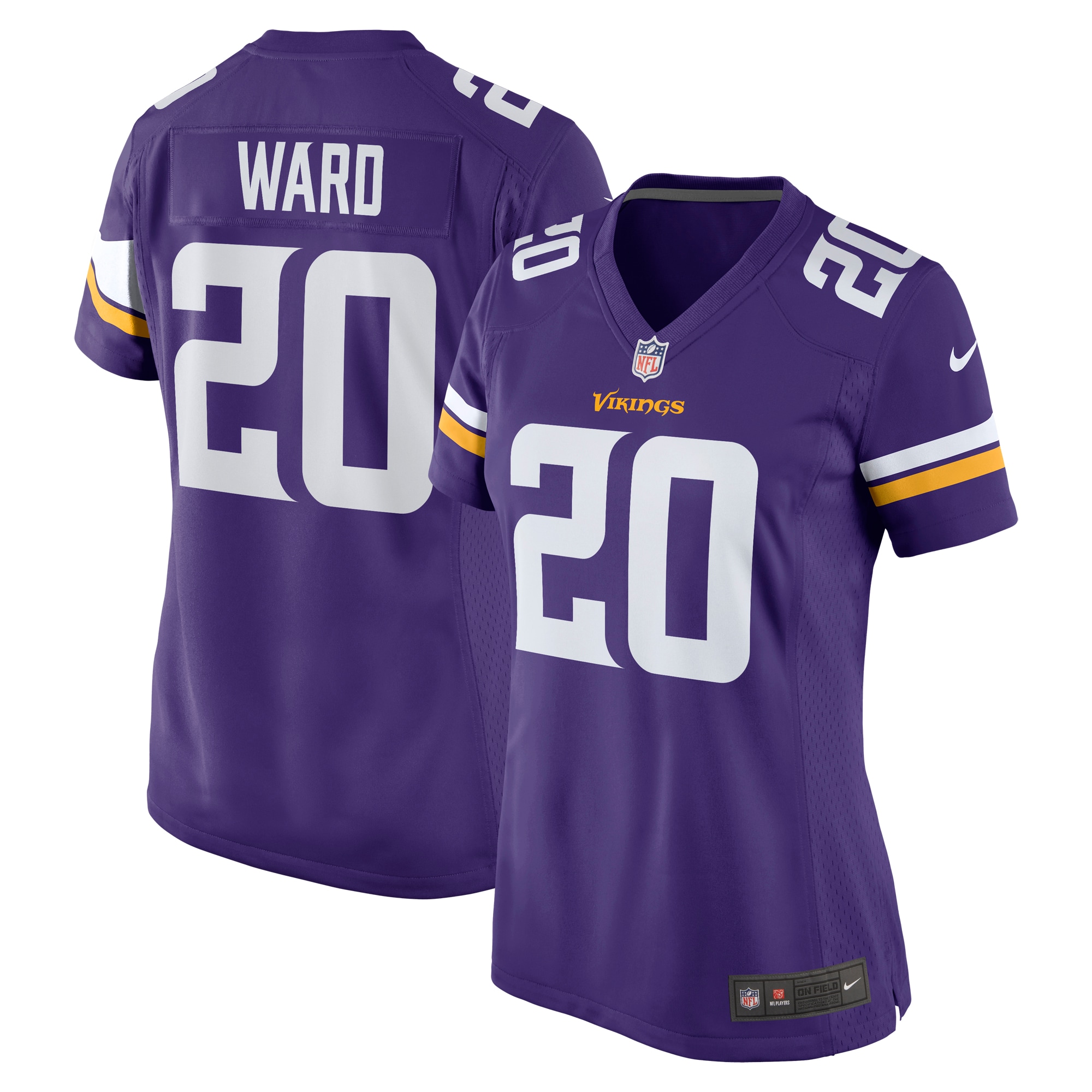 Women’s Minnesota Vikings Jay Ward Purple Game Jersey