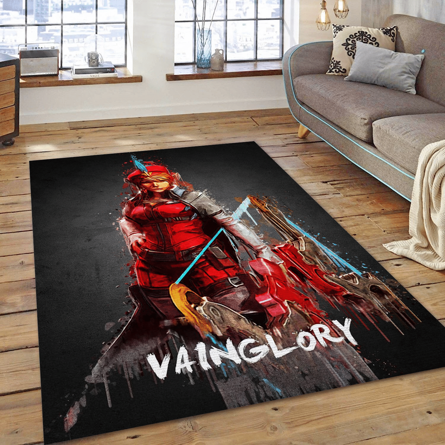 Vainglory Gaming Area Rug, Bedroom Rug – Christmas Gift Us Decor