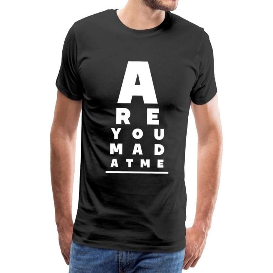 8 Color Men’S Funny T Shirt Are You Mad At Me Letter Printed T Shirt Short Sleeve Top