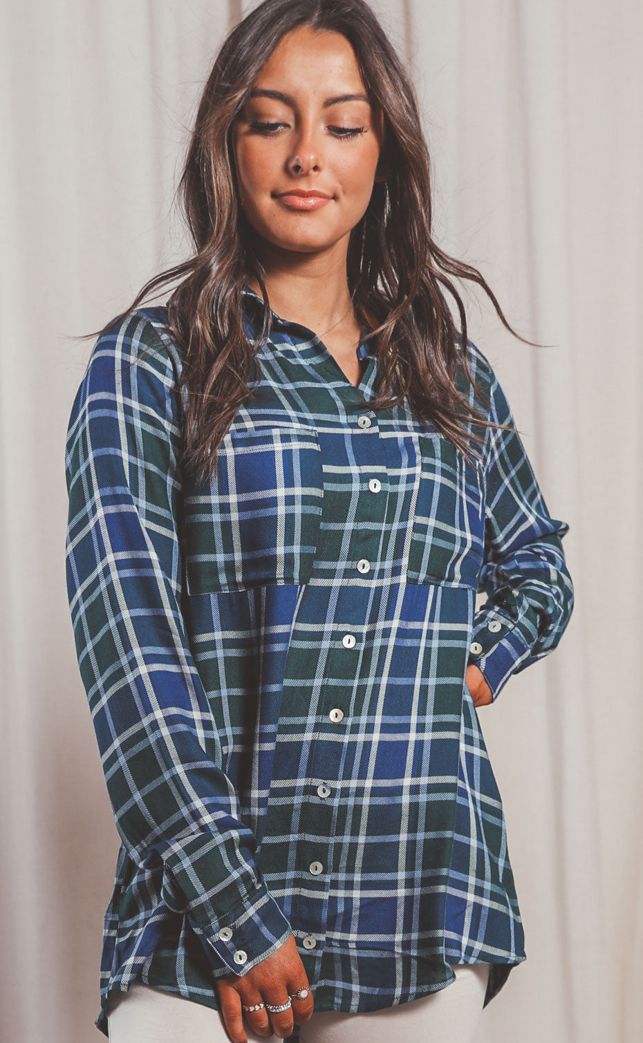 Show Me Your Mumu: The Layer Shirt – Green Plaid