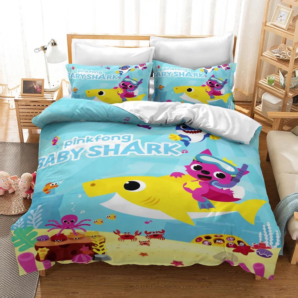 Shark Song #9 Duvet Cover Quilt Cover Bedding Set Bed Linen Home Decor