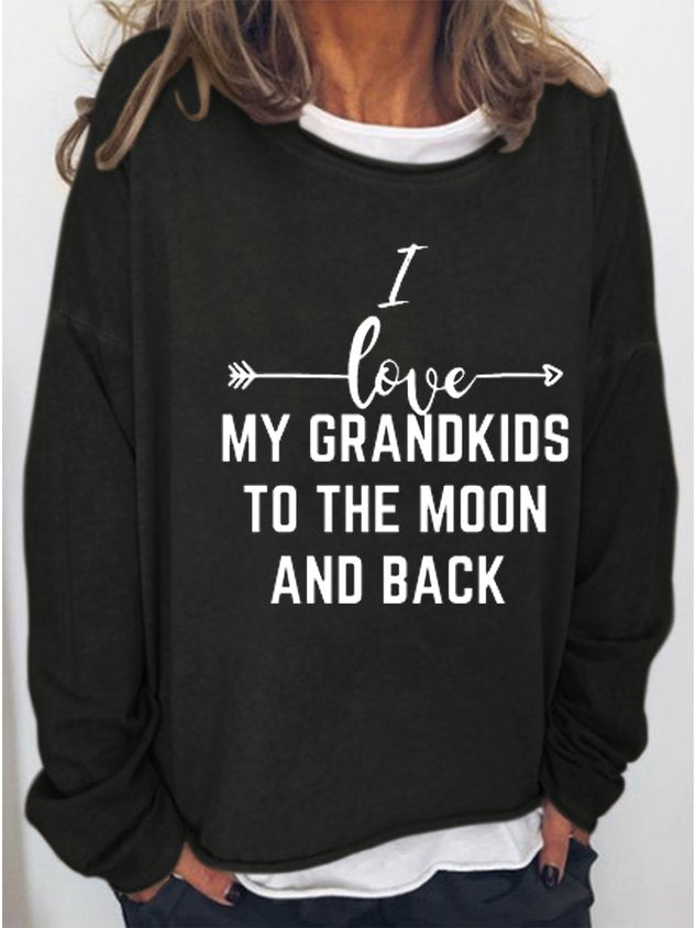 I Llove My Grandkids To The Moon And Back Sweatshirt