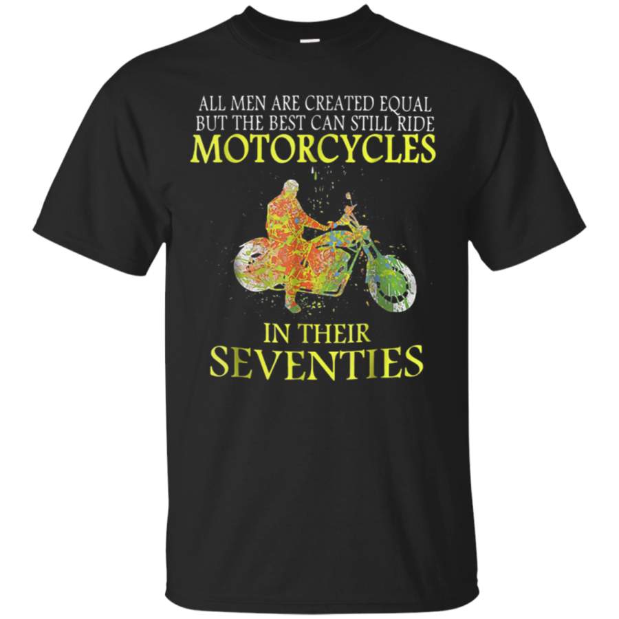 AGR All Men Are Created Equal The Best Can Ride Motorcycle Shirt