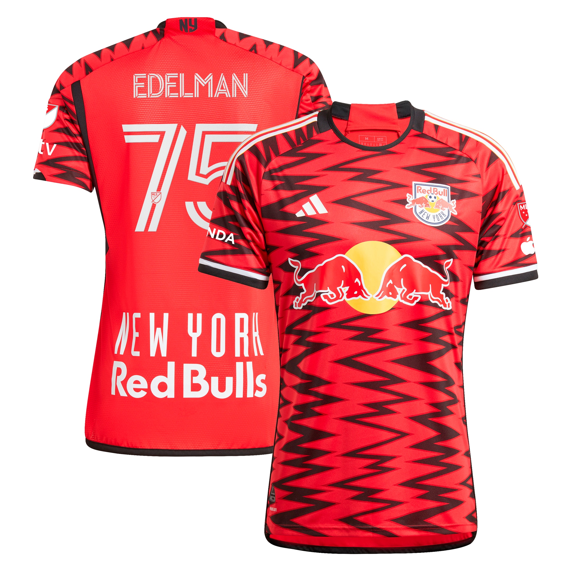 Daniel Edelman New York Red Bulls 2024 Legacy Authentic Player Jersey  Red