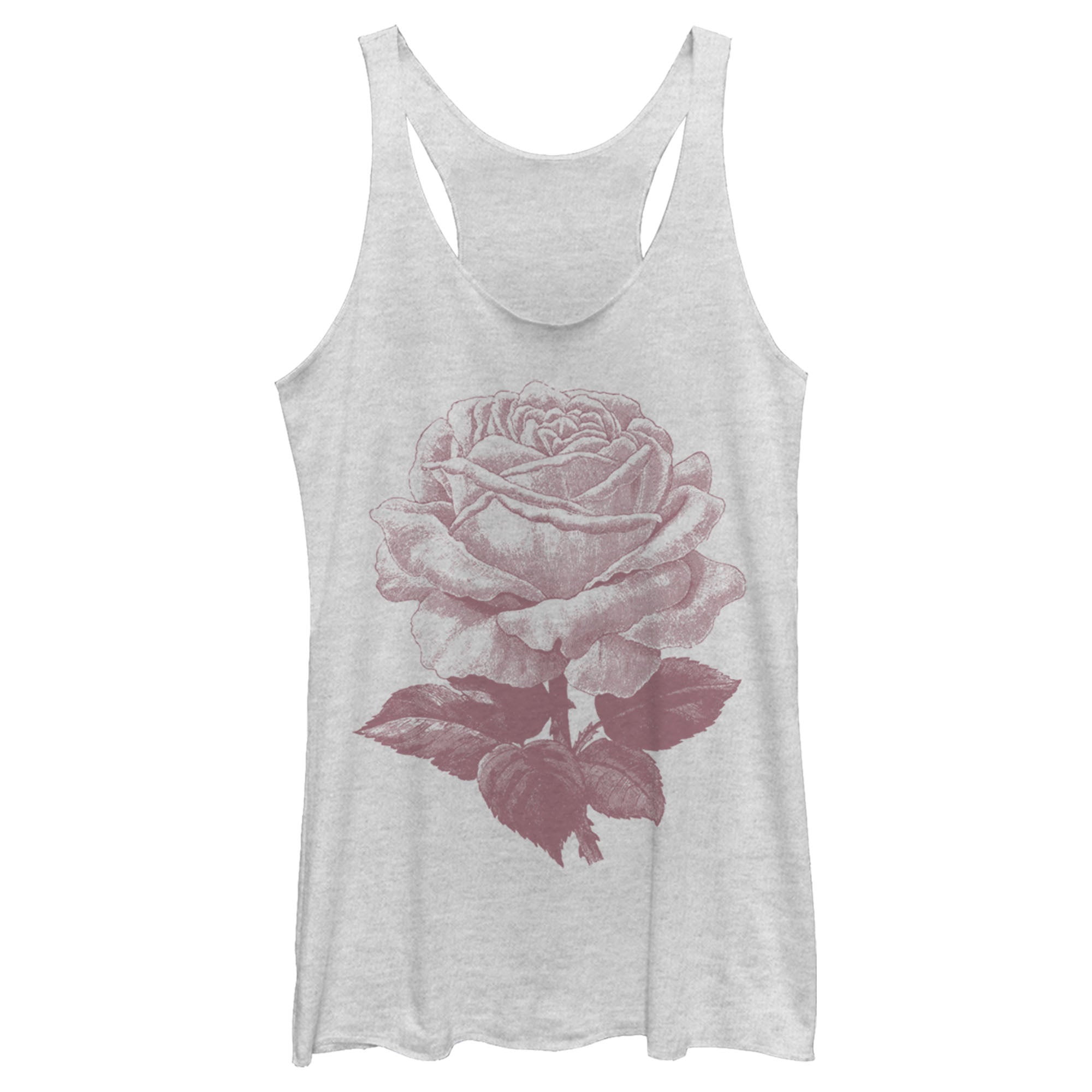 Women’S Lost Gods Rose Sketch Racerback Tank Top