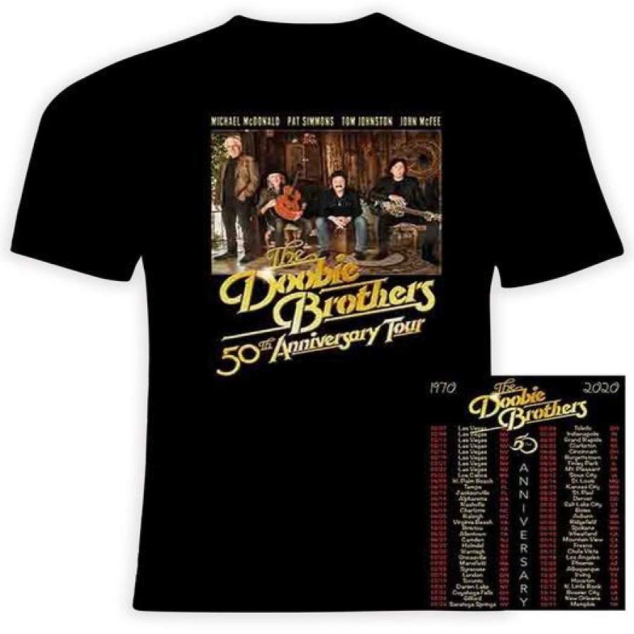 Doobie Brothers 2020 50th Anniversary Concert Tour T-Shirt