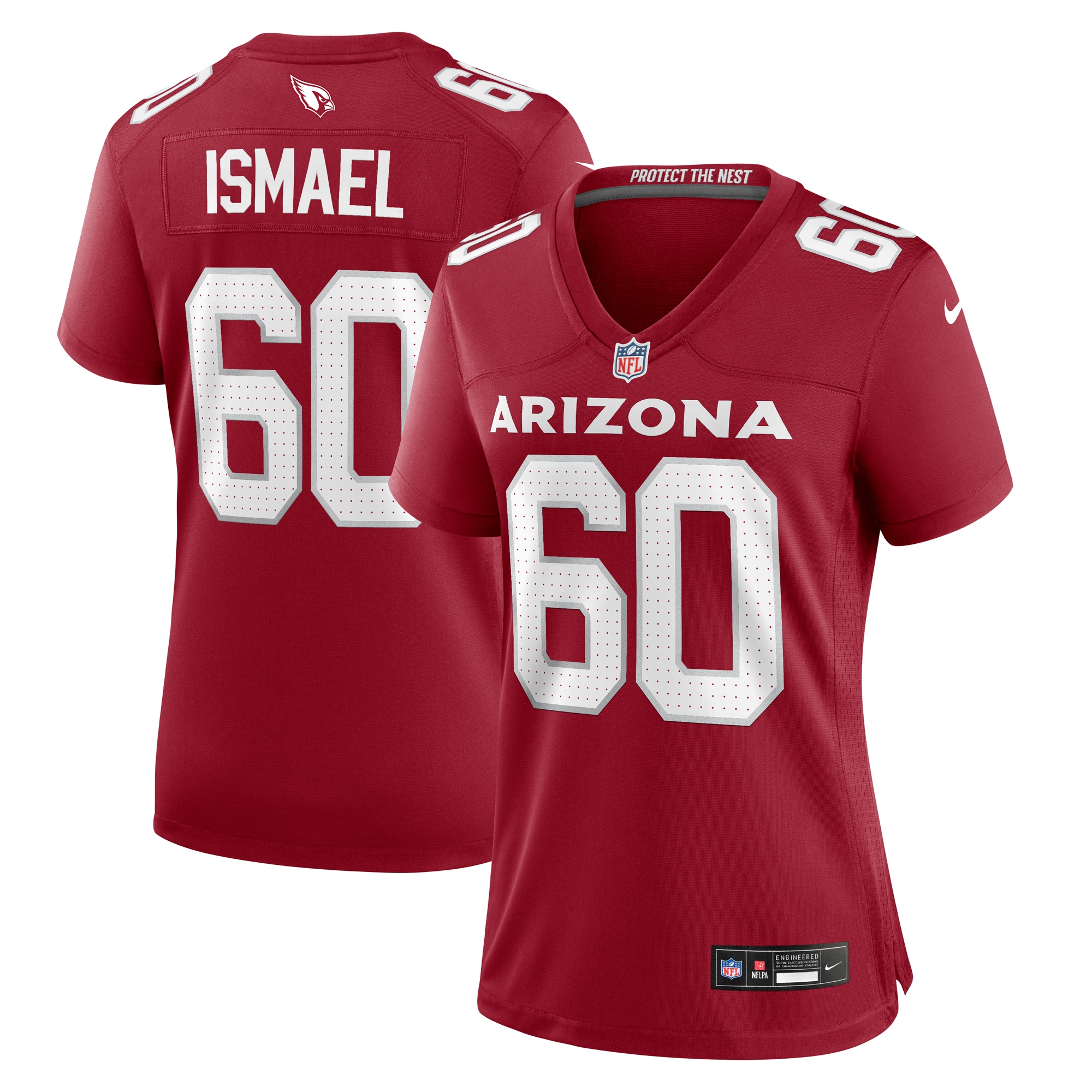 Women’s Arizona Cardinals Keith Ismael  Cardinal Team Game Jersey