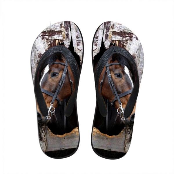 3D Print Cool Crazy Horse Flip Flops