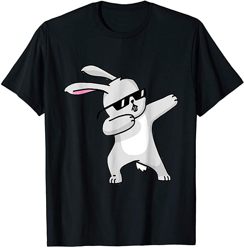 Best Cute Easter Bunny Dabbing Rabbit T-Shirt T-Shirt