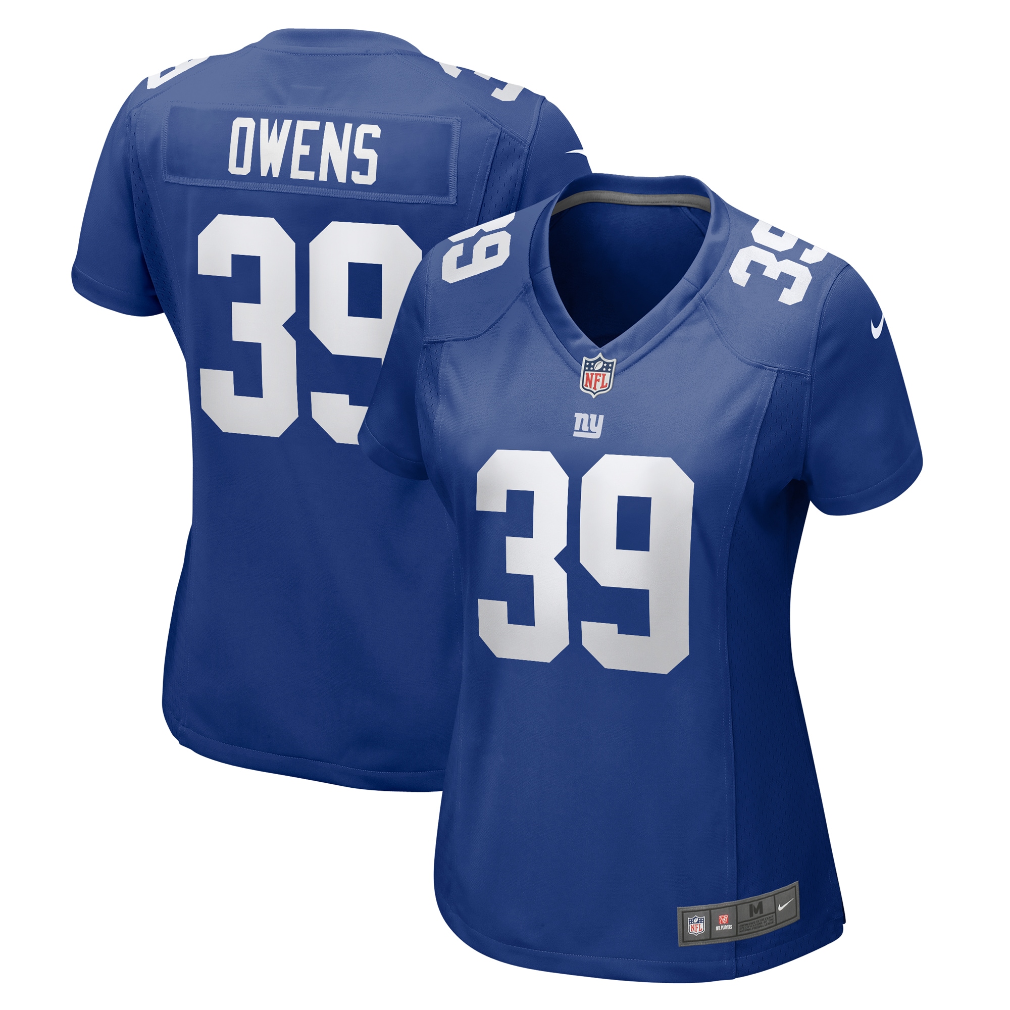 Women’s New York Giants Gervarrius Owens  Royal Team Game Jersey