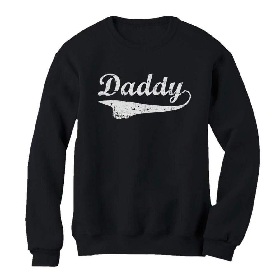 Father’s Day Gift – Daddy Distressed Vintage Style Sweatshirt