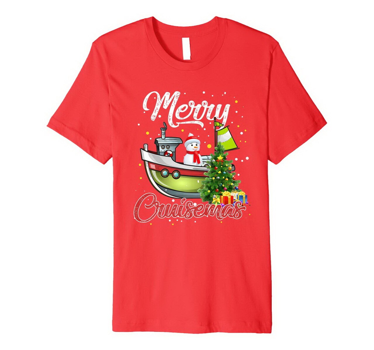 Merry Cruisemas Family Cruise Christmas Matching Group Gift Premium T-Shirt