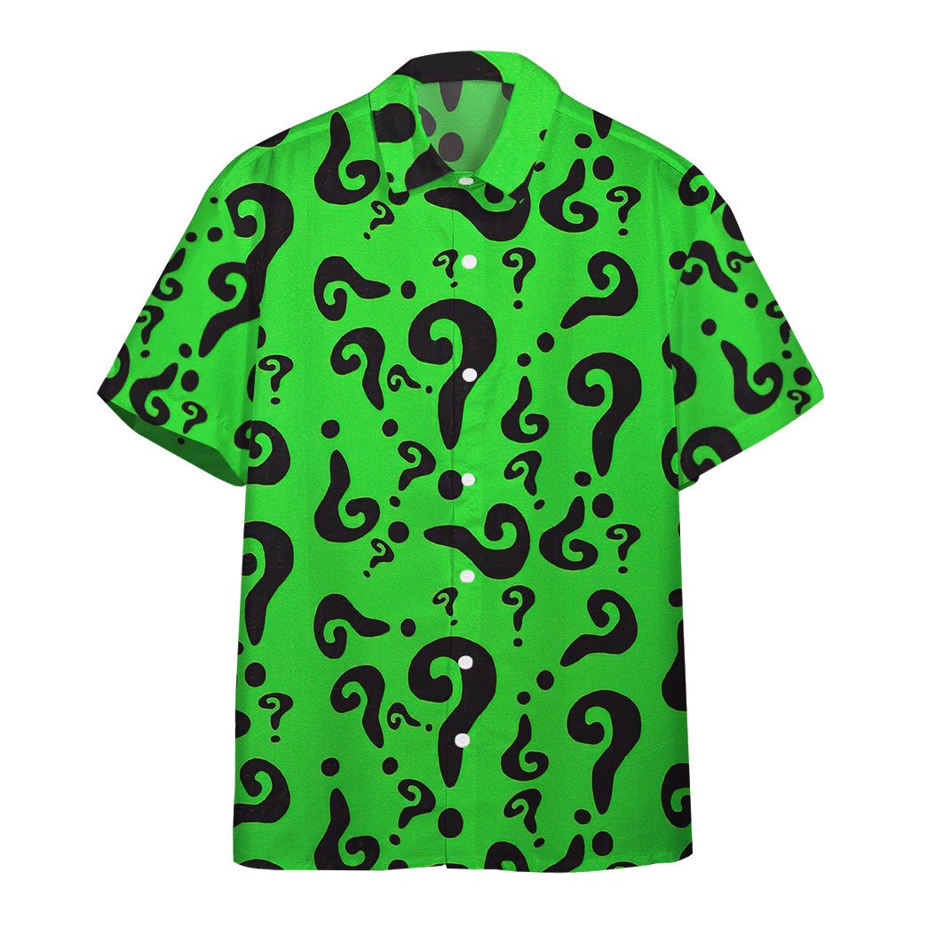 Gearhumans Batman The Riddler Custom Hawaiian Shirt Ha50431