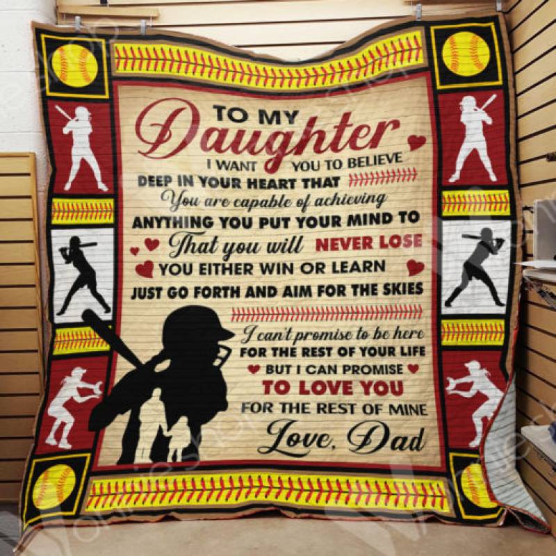 Softball Dad Blanket OCT2401 95O47