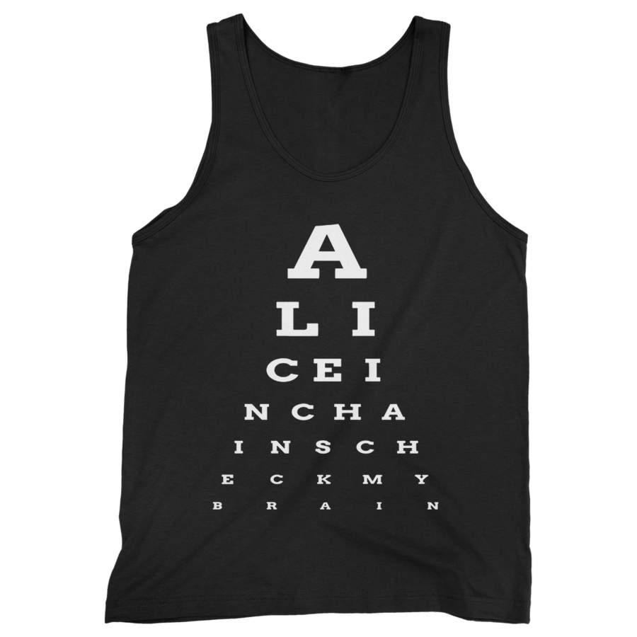 Alice In Chains Eye Chart Man’s Tank Top