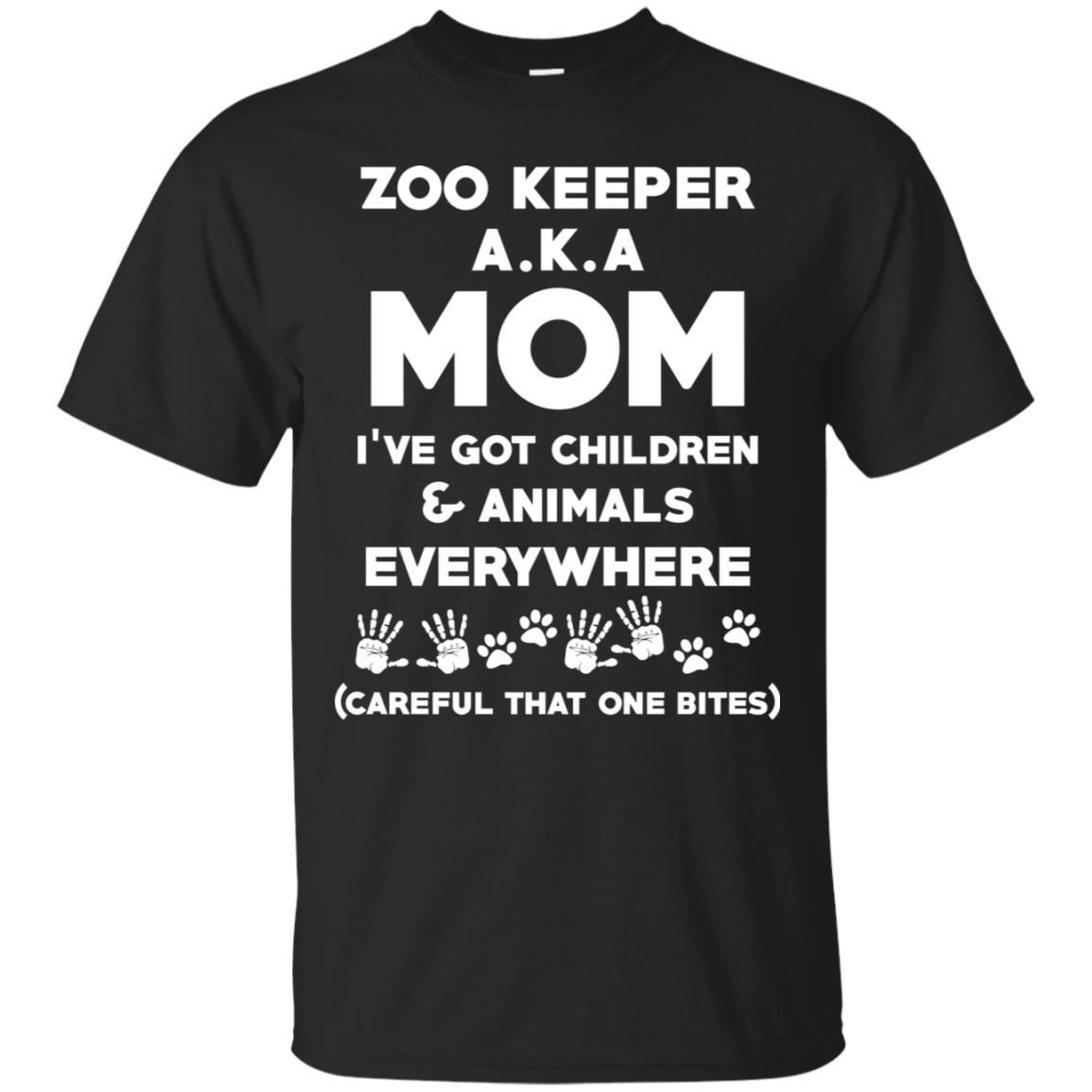 Zoo Keeper A-K-A Mom – Ive Got Children And Animals Shirt