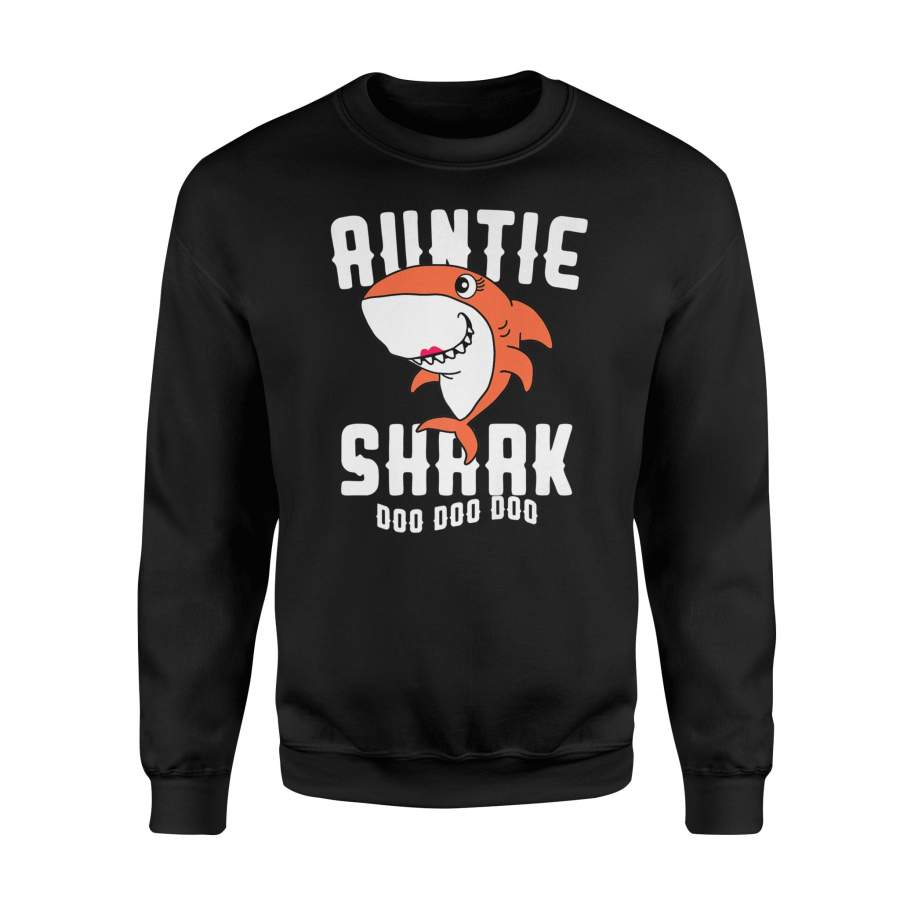 Auntie Shark Mom Grandma Halloween Women Halloween Sweatshirt