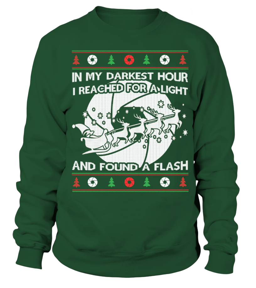 Ugly Christmas Sweater-Style Printed Tee T Shirts C-Llv9