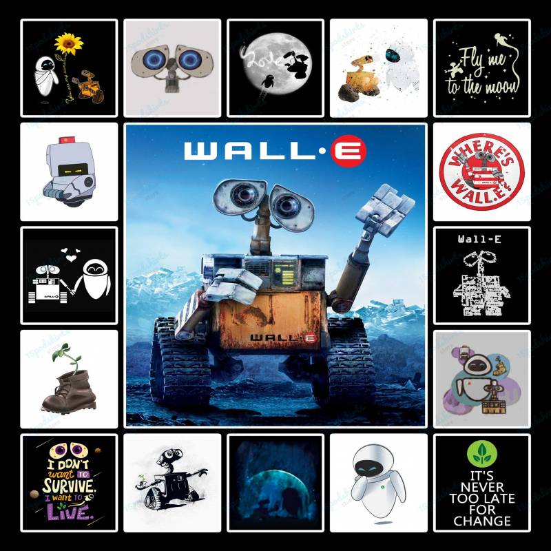 ADU WALL E Quilt Blanket Customized