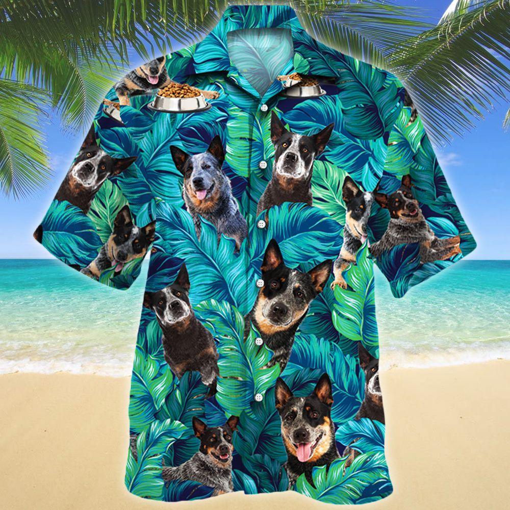 Australian Cattle Dog Lovers Gift Hawaiian Cow Shirt For Men Women Ha86779