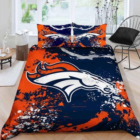 Denver Broncos Bedding Set (Duvet Cover & Pillow Cases)