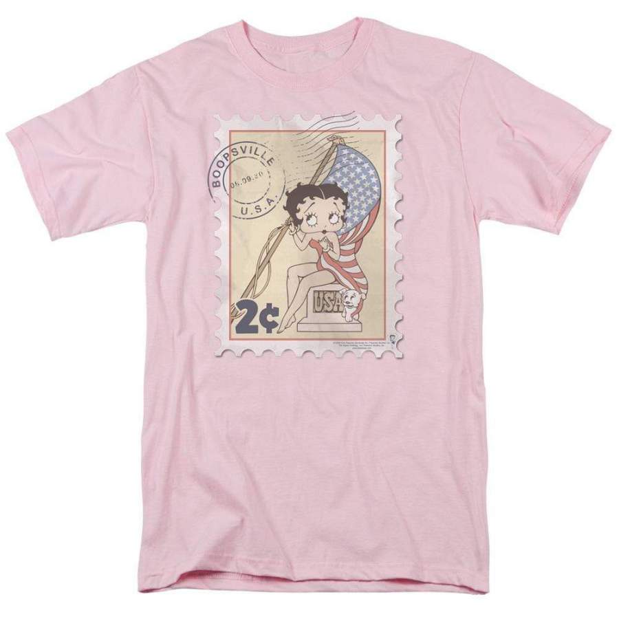 Betty Boop Vintage Stamp Men’s Regular Fit T-Shirt