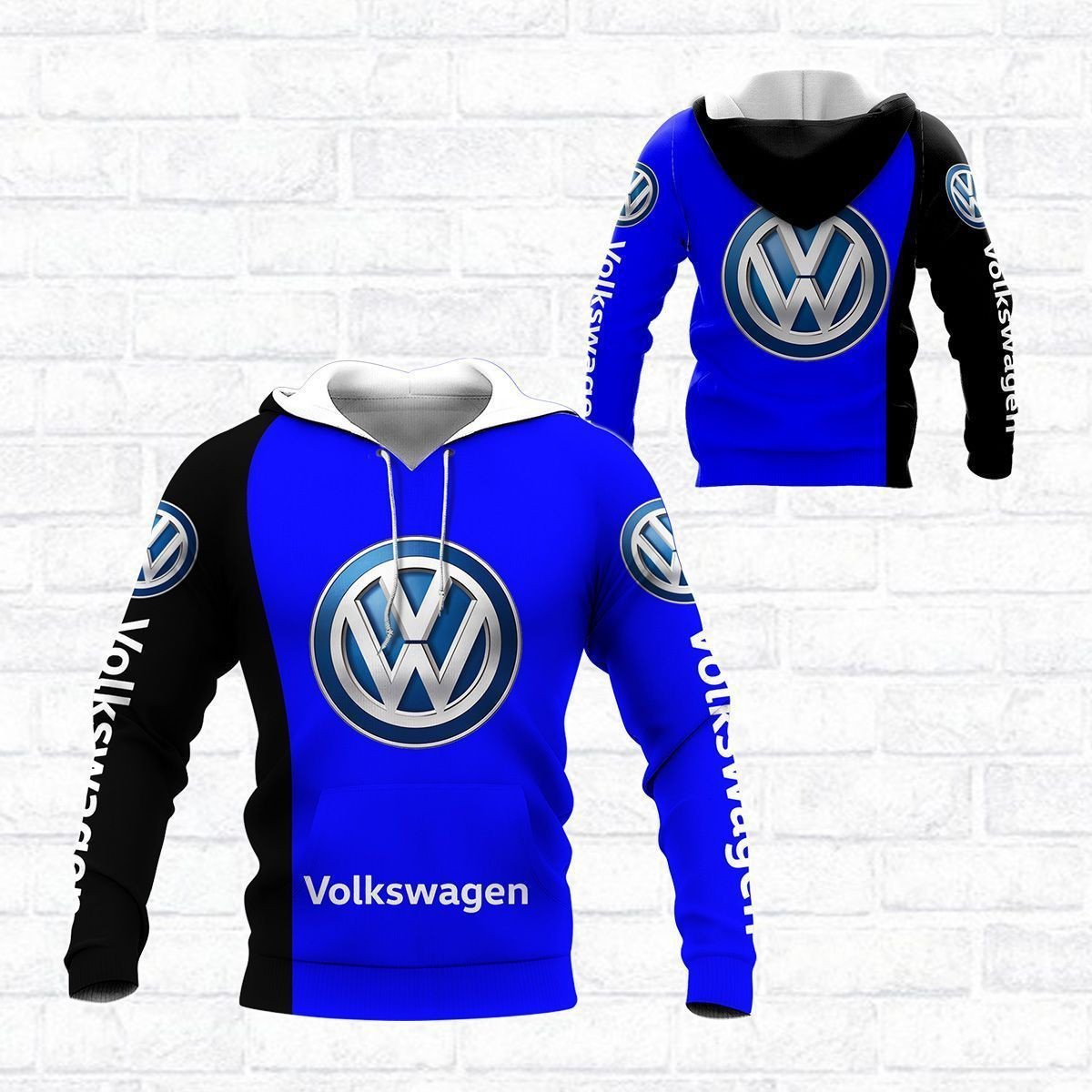 3D All Over Printed Volkswagen Beetle Shirts Ver7 (Blue)