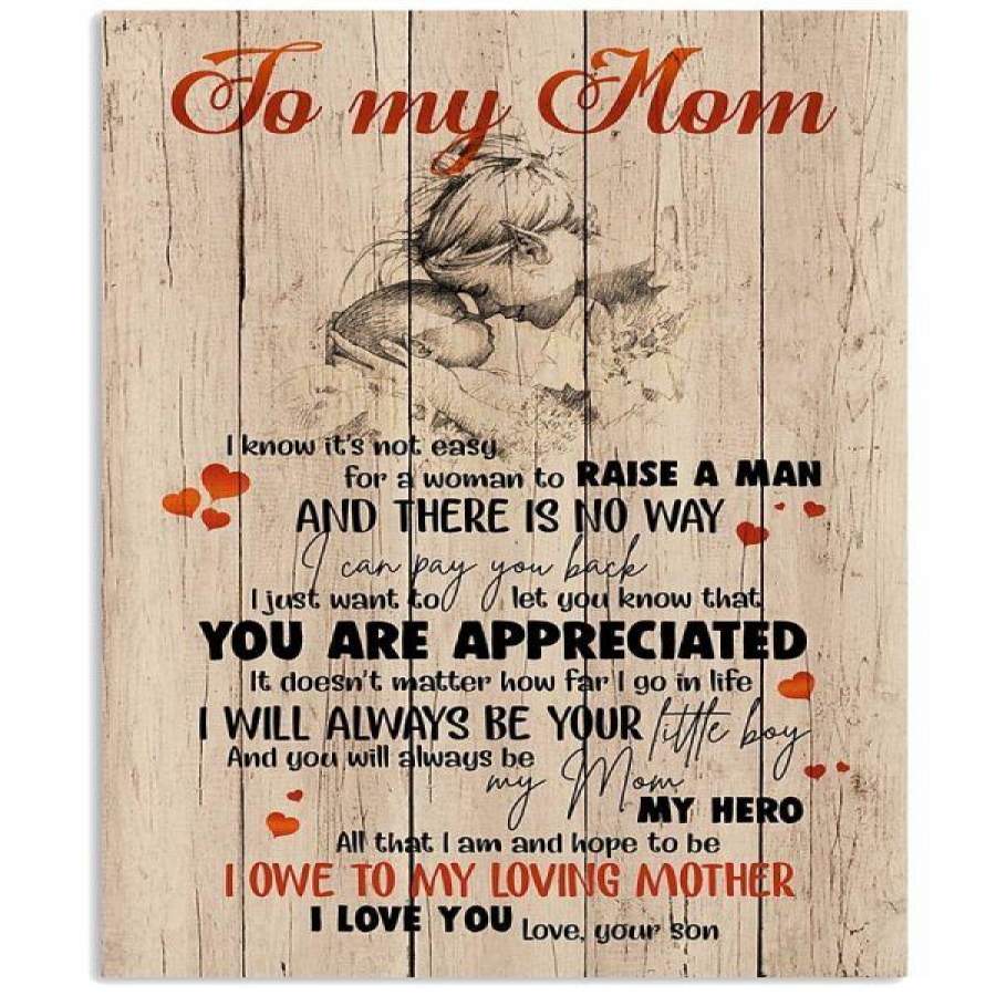 TO MY MOM, YOU ARE APPRECIATED Vertical Poster