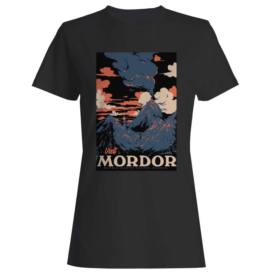 Visit Mordor Lord Of The Rings Inspired Woman’s T-Shirt