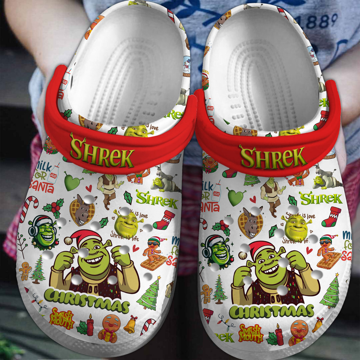 Shrek Movie Crocs Crocband Clogs Shoes Comfortable For Men Women and Kids