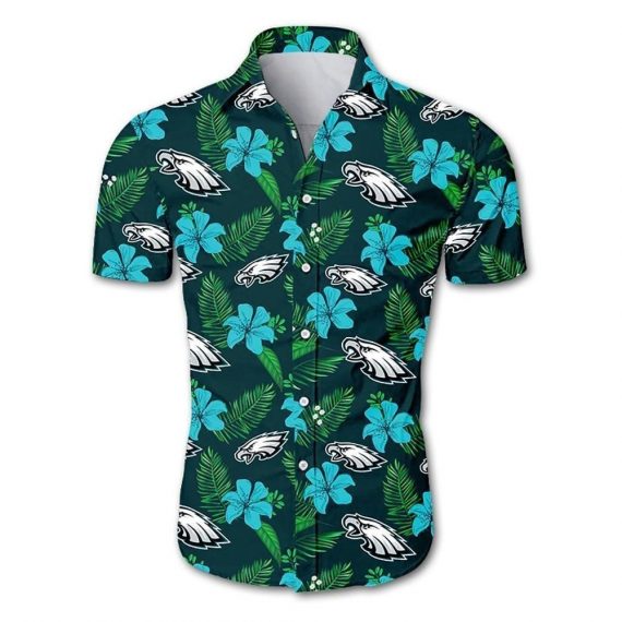 Philadelphia Eagles Hawaii Aloha Short Sleeves Shirt For Hot Fans Ha81884