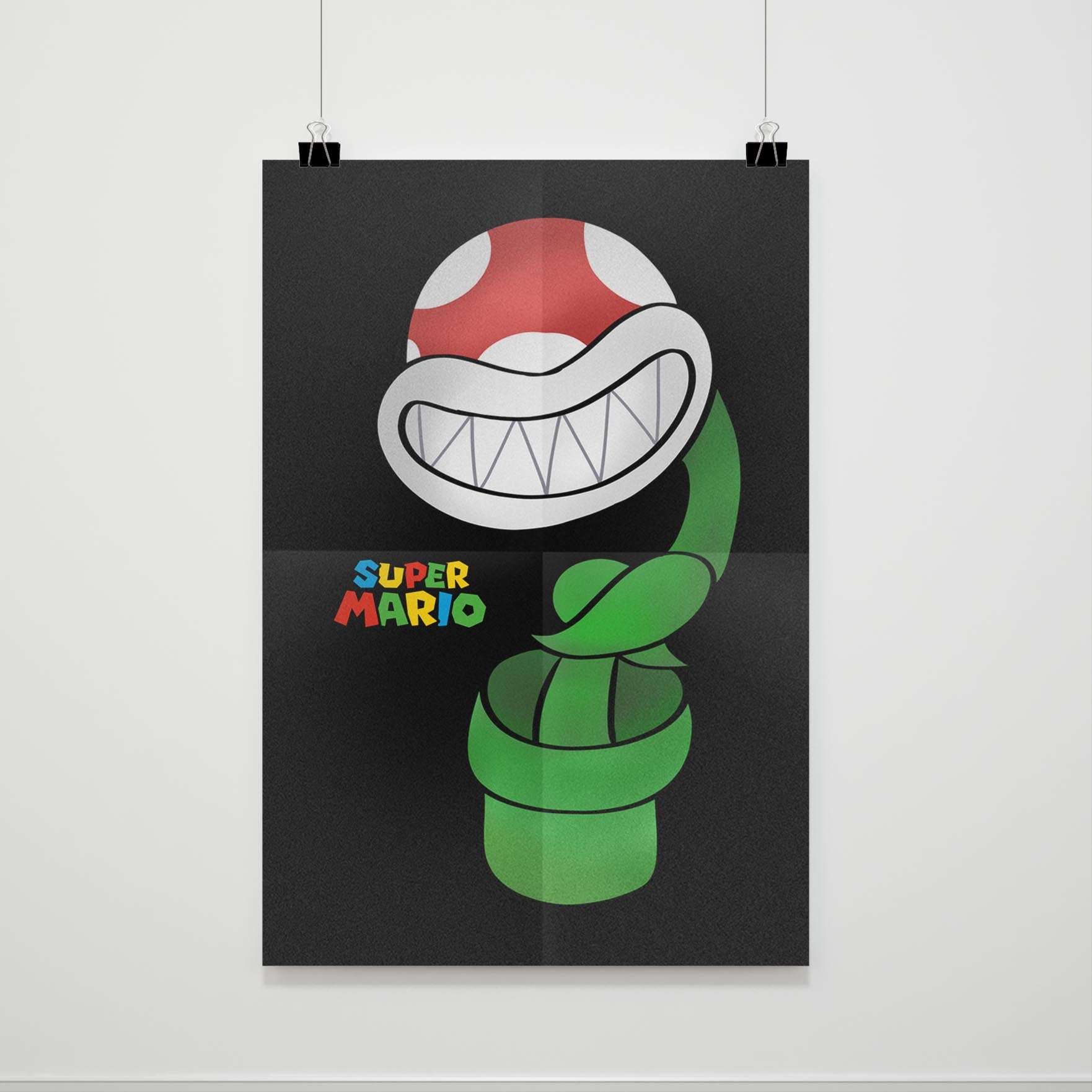 Super Mario Bros Piranha Plant Poster