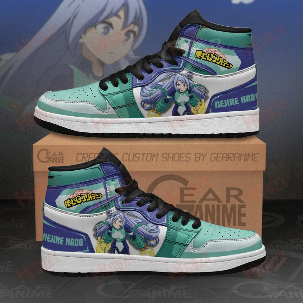 Bnha Nejire Hado Sneakers Custom My Hero Academia Anime Shoes