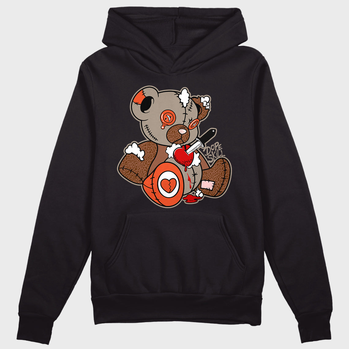 Jordan 3 “Desert Elephant” Dopeskill Hoodie Bear Cry Graphic