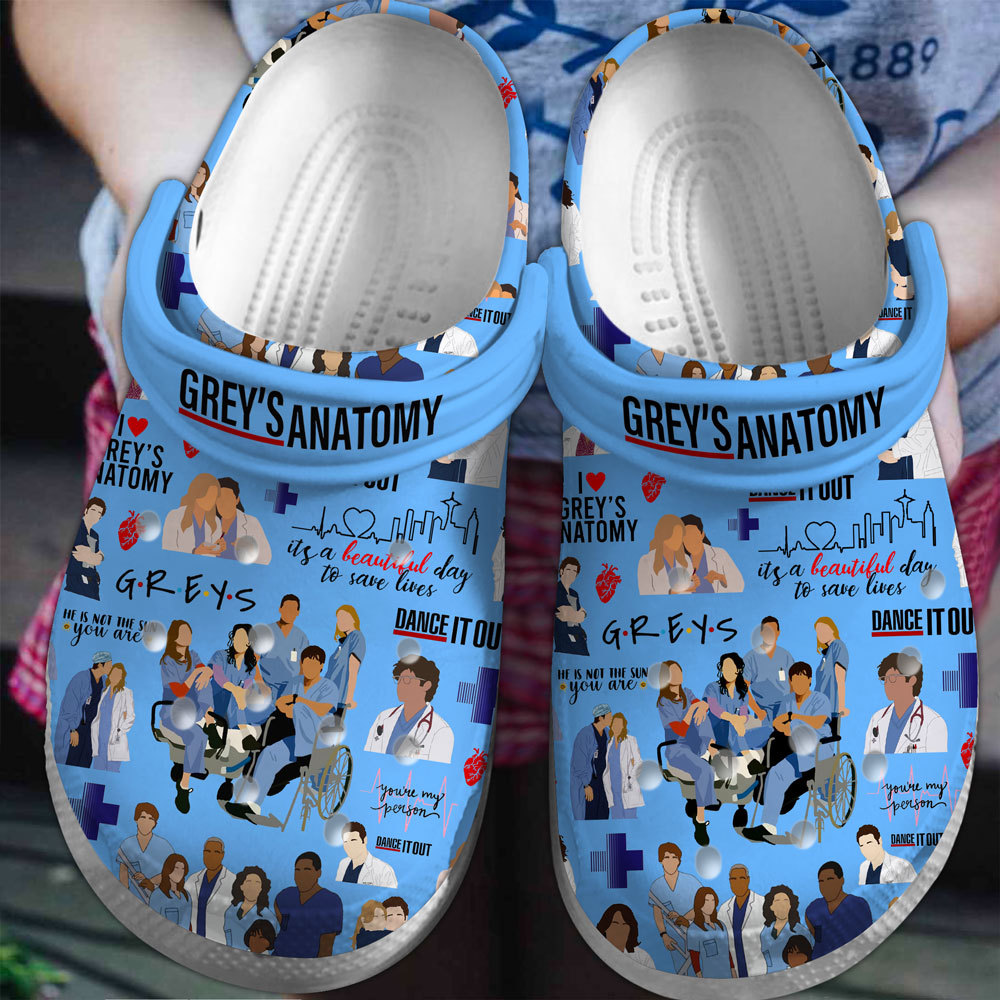 Grey’S Anatomy Tv Series Crocss Clogs For Men Women And Kid Gktbpmtp