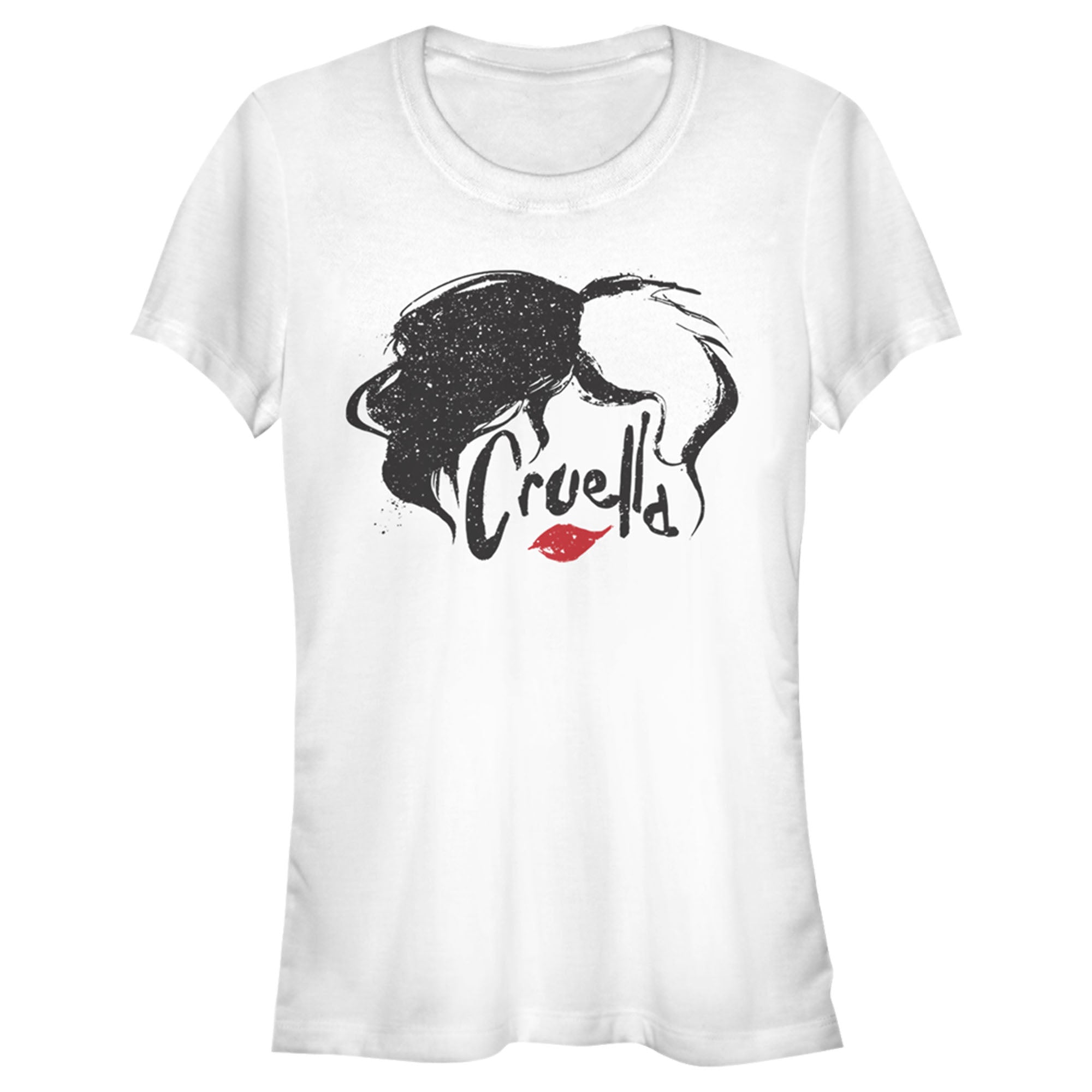 Cruella Junior’S Red Lips Logo  T-Shirt