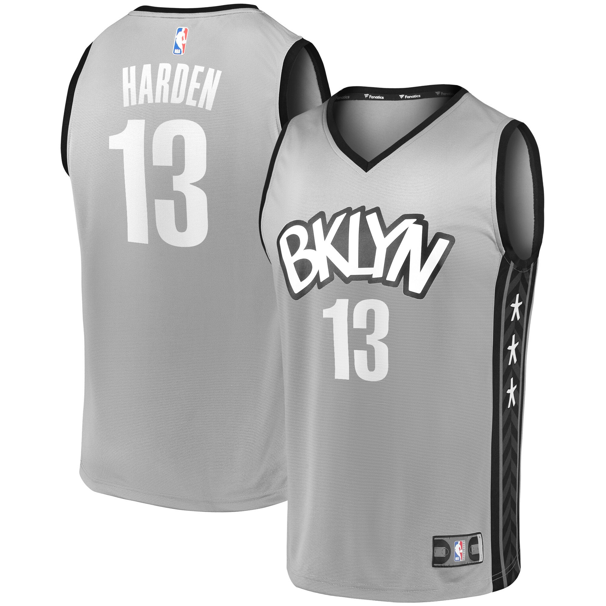 James Harden Brooklyn Nets 2020/21 Fast Break Jersey Charcoal – Statement Edition