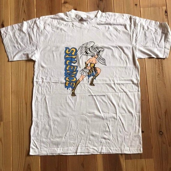 Vintage 90 S Devilman Demon Bird Sirene Shirt Nos Dead Stock Shirt