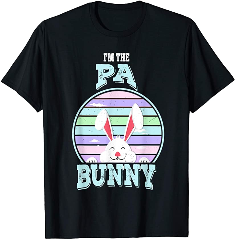 Mens I’m The Pa Bunny Matching Family Easter Sunday T-Shirt