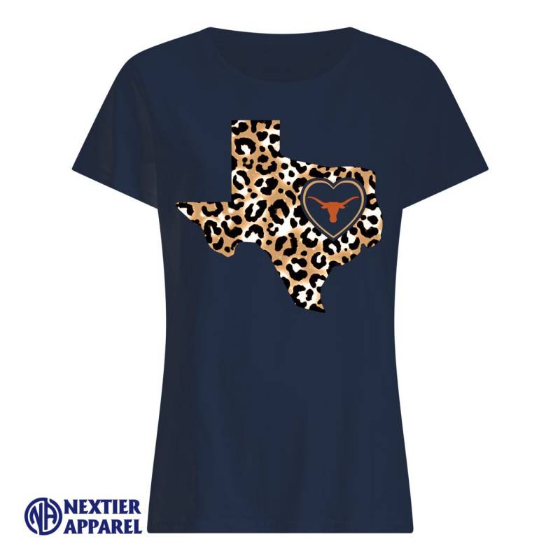 Texas Longhorns leopard layer shirt Classic Women’s T-Shirt