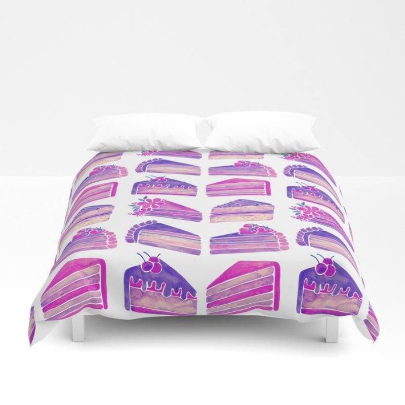 3D Cake Slices – Unicorn Palette Duvet Cover Bedding Sets