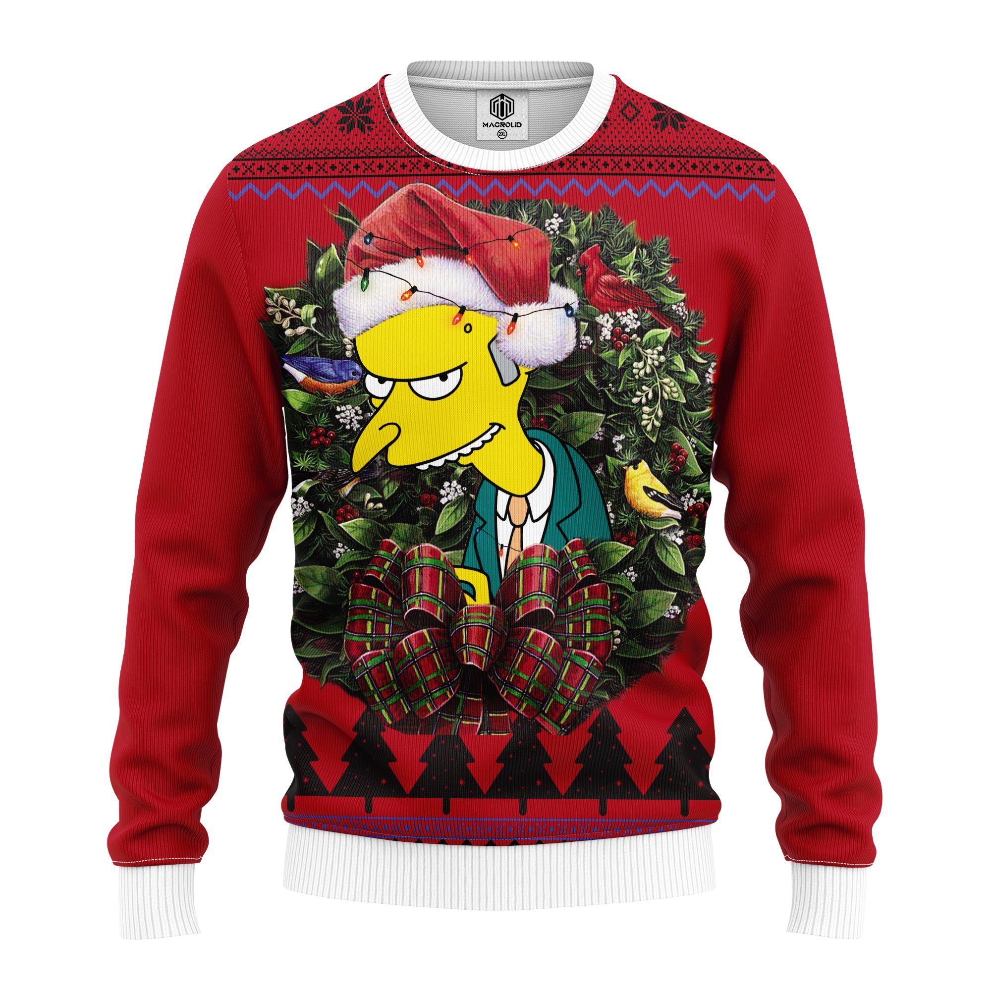 Charles Montgomery Burns Simpsons Mc Ugly Christmas Sweater – thanksgiving gift